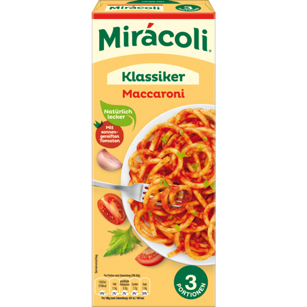 Mirácoli Klassiker Maccaroni 360 g | Fertiggerichte | Fertiggerichte,  Suppen & Soßen | Lebensmittel | Alle Produkte | Online bestellen | Konsum  Leipzig